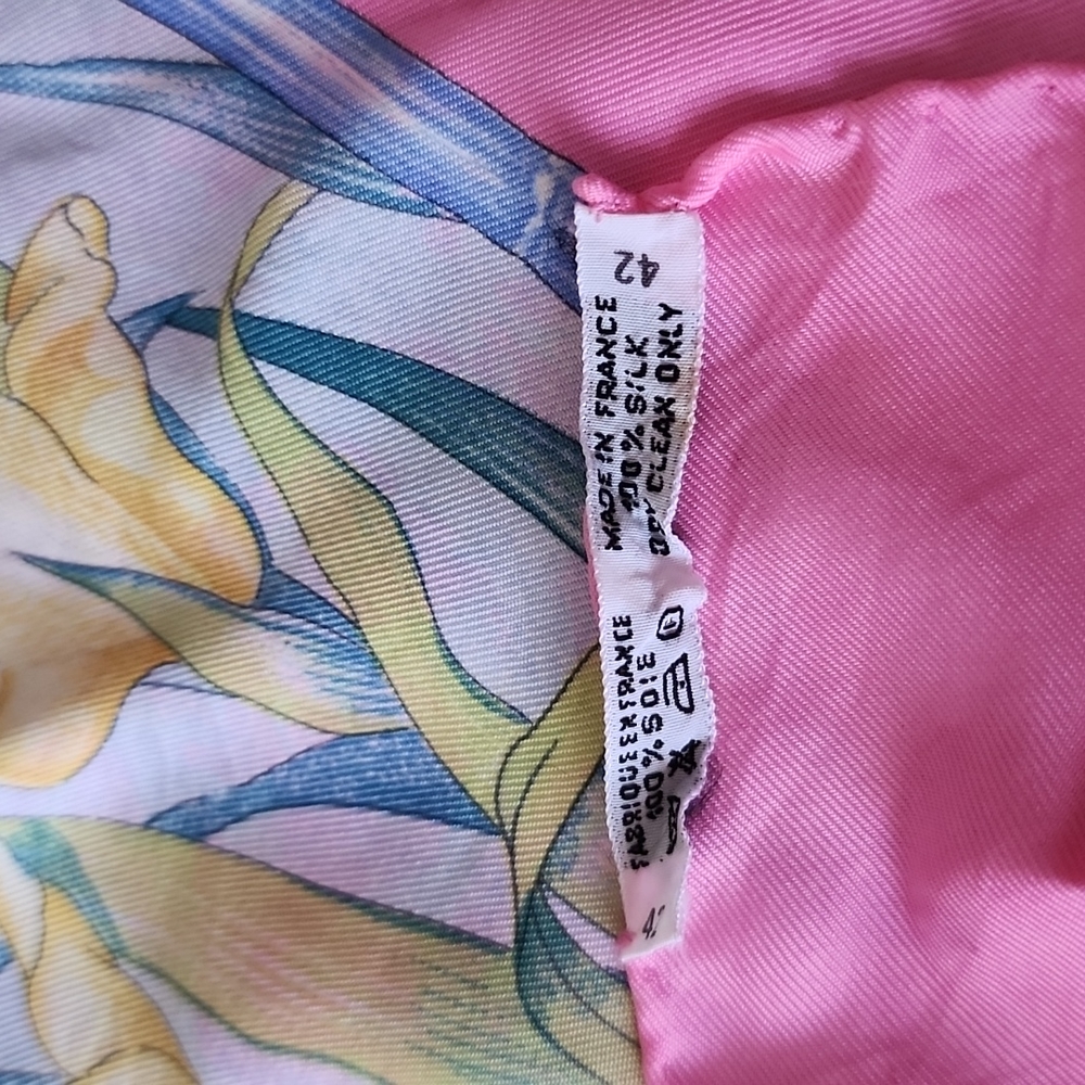 Original Rare 1989 Hermès Paris Silk Scarf “ Giverny” by Laurence Bourthoumieux - Picture 12 of 15
